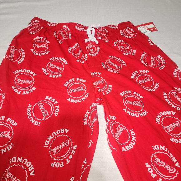 Coca cola pajama pants men's XL 100% cotton - Picture 7 of 7